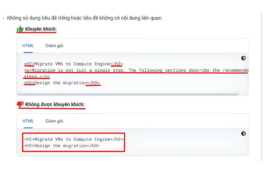 SEO Onpage là gì? Cập nhật 17+ tiêu chuẩn tối ưu Onpage mới nhất 2026 23 Heading