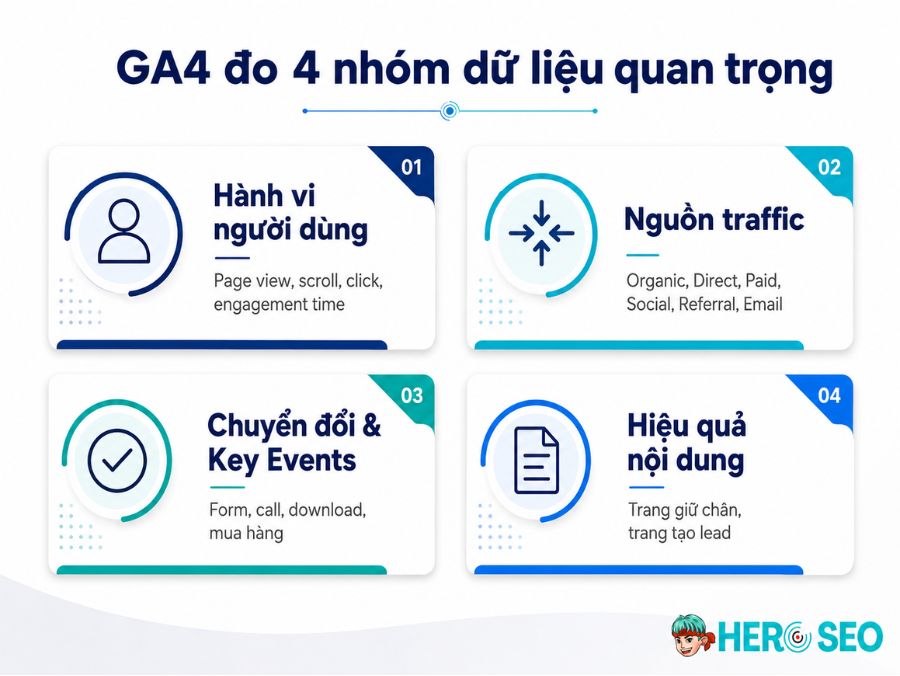 GA4 đo hành vi trên website