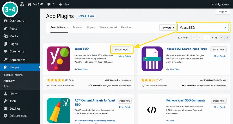 Hướng dẫn cài đặt Plugin SEO 