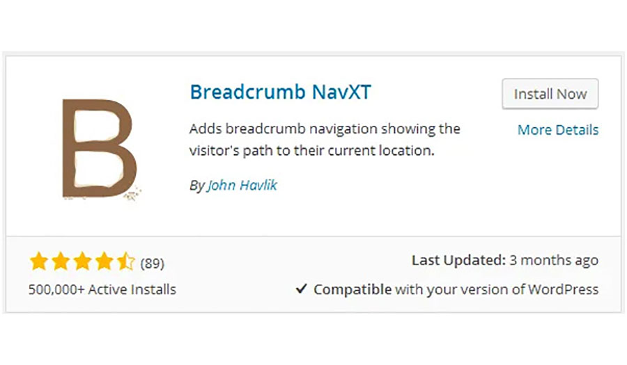 Tạo Breadcrumbs với NavXT